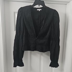 Reformation Blouse Black Size 8